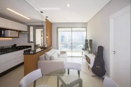 Apartamento com 1 Quarto à venda, 55m² no Santo Amaro, São Paulo