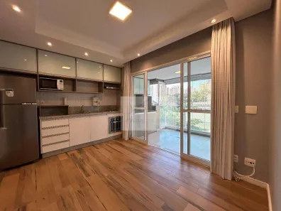 Apartamento com 1 Quarto para alugar, 37m² no Cidade Monções, São Paulo