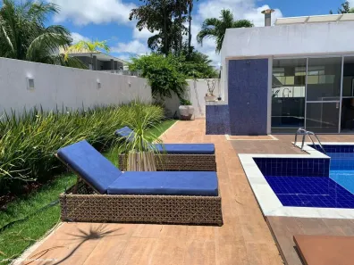 Casa de Condomínio com 4 Quartos para alugar, 380m² no Alphaville (Abrantes), Camaçari