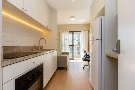 Apartamento com 1 Quarto para alugar, 28m² no Brooklin Paulista, São Paulo