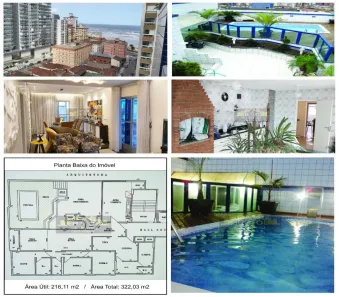Cobertura com 3 Quartos à venda, 216m² no Ocian, Praia Grande