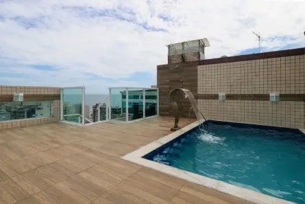 Cobertura com 3 Quartos para alugar, 365m² no Guilhermina, Praia Grande