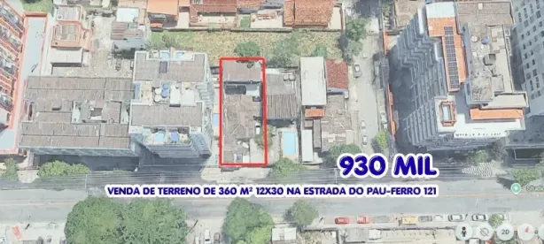 Lote/Terreno à venda, 360m² no Pechincha, Rio de Janeiro