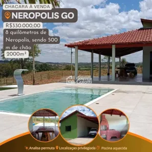Fazenda/Sítio com 2 Quartos à venda, 130m² no , Nerópolis