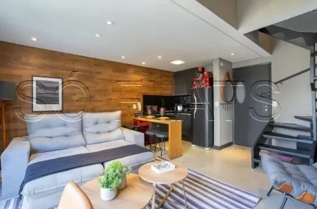 Flat com 1 Quarto para alugar, 46m² no Vila Nova Conceição, São Paulo