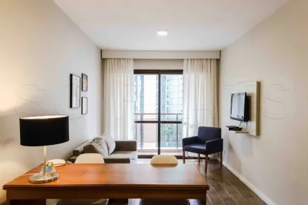 Flat com 1 Quarto para alugar, 42m² no Jardim Paulista, São Paulo