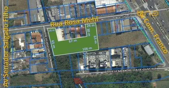 Lote/Terreno à venda, 4710m² no Uberaba, Curitiba
