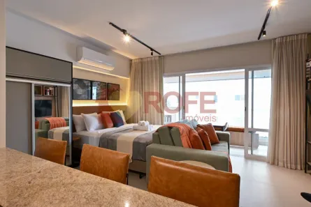 Apartamento com 1 Quarto para alugar, 42m² no Campo Belo, São Paulo