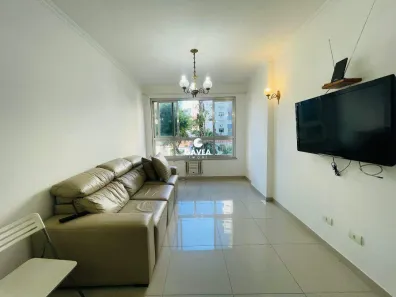 Apartamento com 3 Quartos para alugar, 130m² no Pompéia, Santos