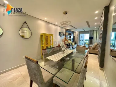 Apartamento com 3 Quartos para alugar, 130m² no Canto do Forte, Praia Grande