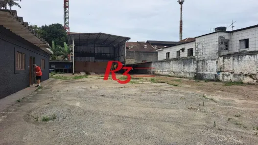 Lote/Terreno para alugar, 1250m² no Macuco, Santos