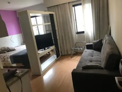 Flat com 1 Quarto para alugar, 26m² no Indianópolis, São Paulo