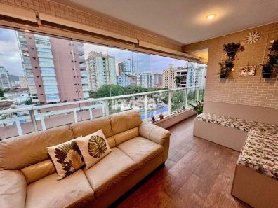 Apartamento com 3 Quartos à venda, 136m² no Gonzaga, Santos