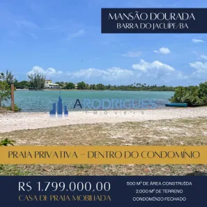 Casa com 5 Quartos à venda, 400m² no Barra do Jacuípe, Camaçari