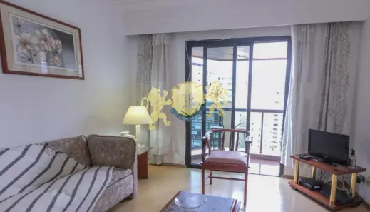 Flat com 1 Quarto para alugar, 44m² no Itaim Bibi, São Paulo