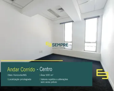 Imóvel Comercial para alugar, 500m² no Centro, Belo Horizonte