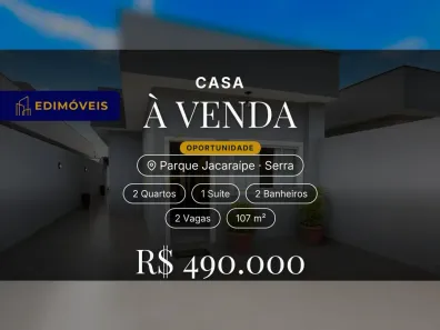 Casa com 2 Quartos à venda, 107m² no Parque Jacaraípe, Serra