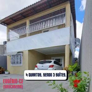 Sobrado com 4 Quartos à venda, 150m² no Urucunema, Eusébio