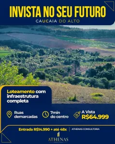 Lote/Terreno à venda, 500m² no Jardim Monte Verde (Caucaia do Alto), Cotia