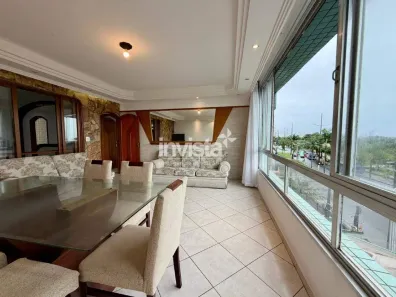 Apartamento com 3 Quartos para alugar, 147m² no Pompéia, Santos