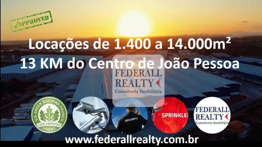Galpão/Depósito/Armazém para alugar, 4160m² no Distrito Industrial, João Pessoa