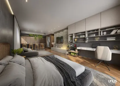 Apartamento com 1 Quarto à venda, 47m² no Kobrasol, São José