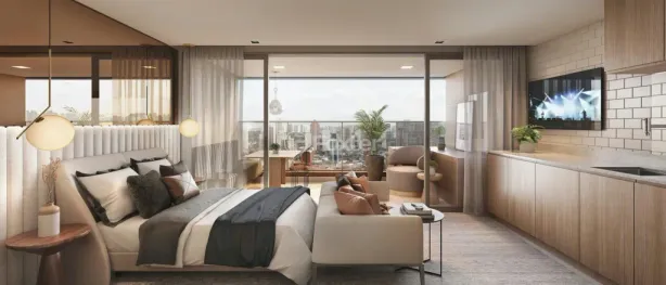Kitnet com 1 Quarto à venda, 32m² no Vila São Francisco (Zona Sul), São Paulo