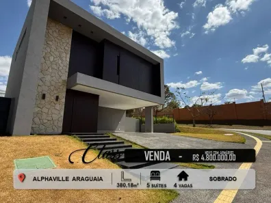 Casa de Condomínio com 5 Quartos à venda, 380m² no Alphaville Flamboyant Residencial Araguaia, Goiânia