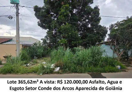 Lote/Terreno à venda, 365m² no Setor Conde dos Arcos Complemento, Aparecida de Goiânia