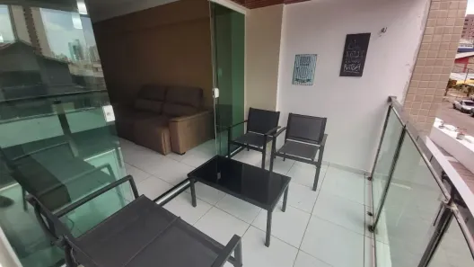 Apartamento com 3 Quartos para alugar, 110m² no Manaíra, João Pessoa