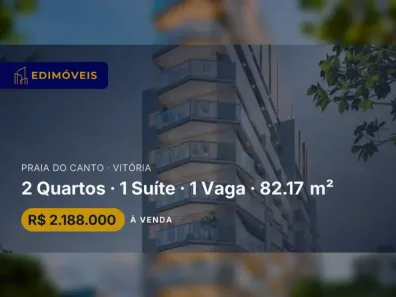 Apartamento com 2 Quartos à venda, 82m² no Praia do Canto, Vitória