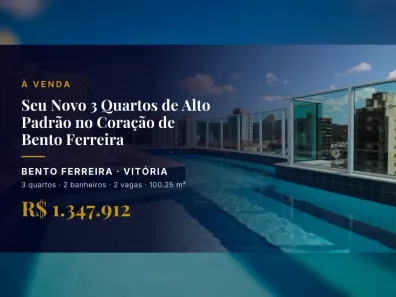Apartamento com 3 Quartos à venda, 100m² no Bento Ferreira, Vitória