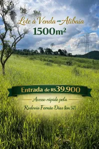 Lote/Terreno à venda, 1500m² no Centro, Atibaia