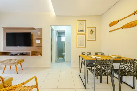 Apartamento com 2 Quartos à venda, 59m² no Mar e Céu, Guarujá