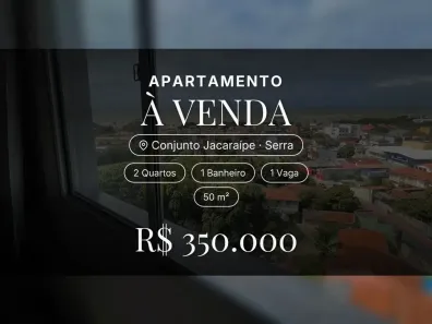 Apartamento com 2 Quartos à venda, 50m² no Conjunto Jacaraípe, Serra