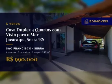 Casa com 4 Quartos à venda, 240m² no São Francisco, Serra