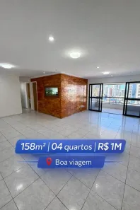 Apartamento com 4 Quartos à venda, 158m² no Boa Viagem, Recife