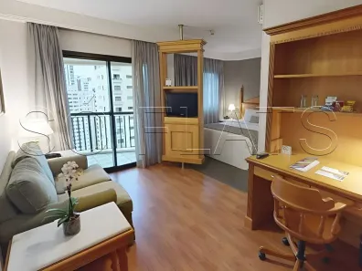 Flat com 1 Quarto à venda, 34m² no Indianópolis, São Paulo
