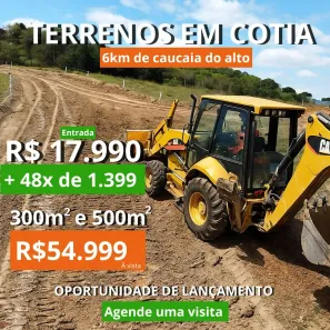 Lote/Terreno à venda, 600m² no Recreio Topázio (Caucaia do Alto), Cotia