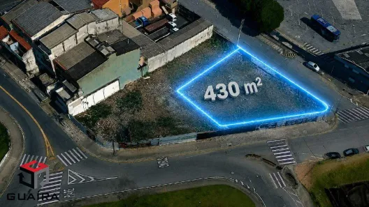 Lote/Terreno à venda, 430m² no Jardim Las Vegas, Santo André