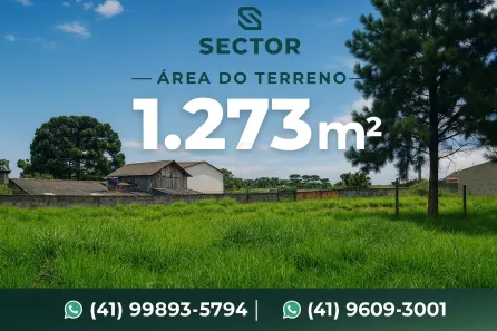 Lote/Terreno à venda, 1273m² no Guatupê, São José dos Pinhais