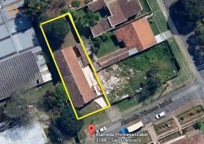 Lote/Terreno à venda, 571m² no Bigorrilho, Curitiba