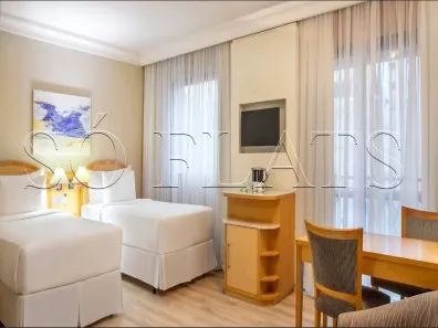 Flat com 1 Quarto à venda, 43m² no Higienópolis, São Paulo