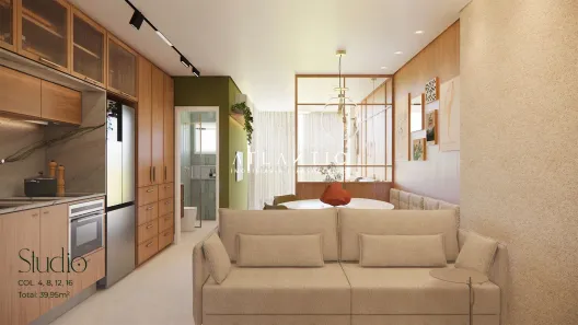 Apartamento com 1 Quarto à venda, 39m² no Praia do Morro, Guarapari