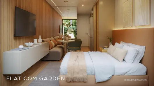 Apartamento com 1 Quarto à venda, 20m² no Merepe, Ipojuca
