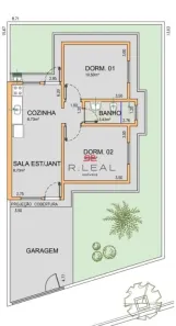 Casa com 2 Quartos à venda, 48m² no Residencial Parque Granja Cecília A, Bauru
