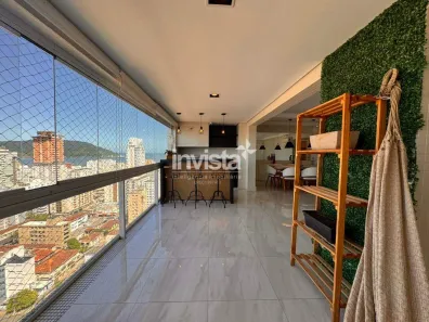 Apartamento com 3 Quartos à venda, 155m² no Embaré, Santos