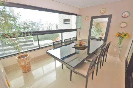 Apartamento com 4 Quartos para alugar, 134m² no Vila da Serra, Nova Lima