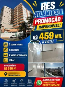 Apartamento com 2 Quartos à venda, 76m² no Guilhermina, Praia Grande