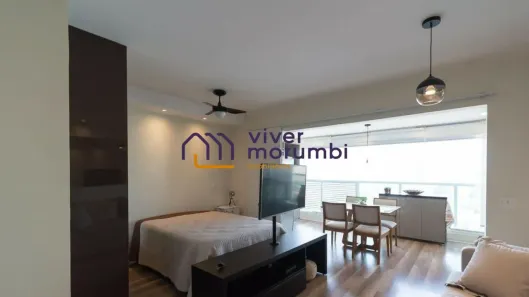 Apartamento com 1 Quarto para alugar, 33m² no Brooklin Paulista, São Paulo